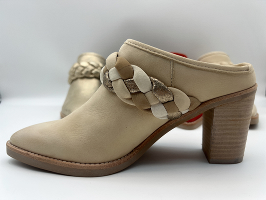 Toe Dress Shoes fermé des femmes de ROSH talon de 2 pouces avec la courroie tissée