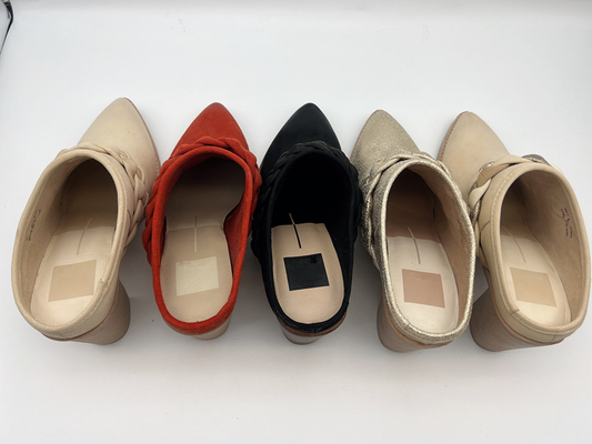 Toe Dress Shoes fermé des femmes de ROSH talon de 2 pouces avec la courroie tissée