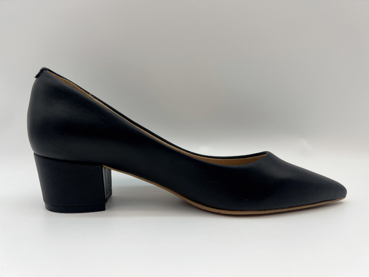 Nappa garnissent en cuir le tissu mou des chaussures élégantes des femmes de couleur que le bas talon a dirigé Toe Shoes