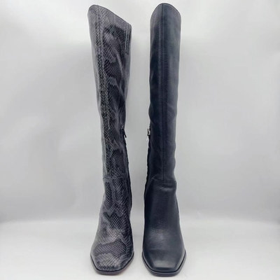 Le rond Toe Ankle Boots High Heel des femmes de luxe avec piquer doux de broderie