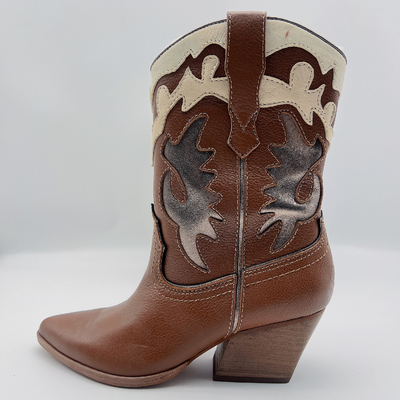 #6 - la robe en cuir des femmes #11 rejette le GV de Toe Ankle Boots dirigé par dames pourpres