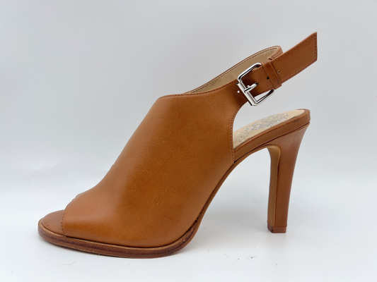 Sandales #6 - GV de Tan High Heel Open Toe des sandales des femmes #11 en cuir véritables