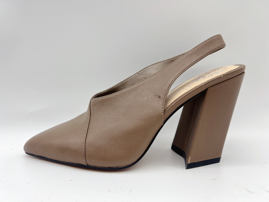 Sandales élégantes de talons hauts de lt Tan Ladies Soft Leather Sandals 5cm 10 pouces