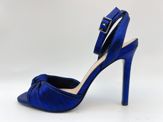 Les dames supérieures tissées garnissent en cuir doucement le stylet pourpre élégant Toe Heel Sandals ouvert de sandales