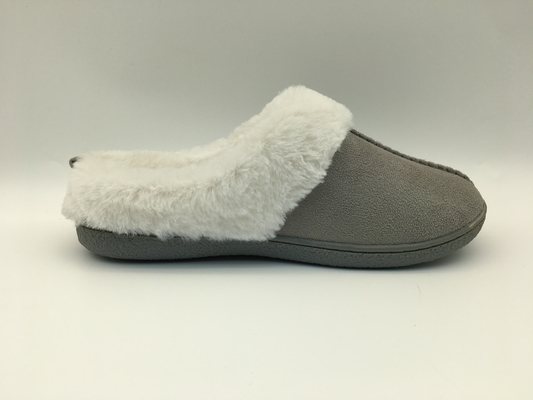 Pantoufles chaudes deux confortables Tone Leather Shoes Microsuede Upper d'ouatine d'hiver