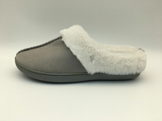Pantoufles chaudes deux confortables Tone Leather Shoes Microsuede Upper d'ouatine d'hiver