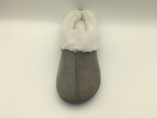 Pantoufles chaudes deux confortables Tone Leather Shoes Microsuede Upper d'ouatine d'hiver