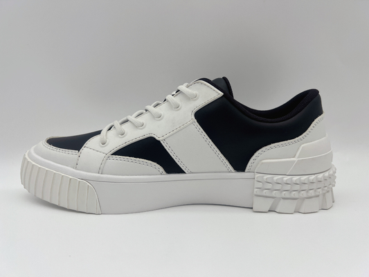 Dames trimardantes en cuir blanches et noires de chaussures avec ROHS unique en caoutchouc résistant à l'usure