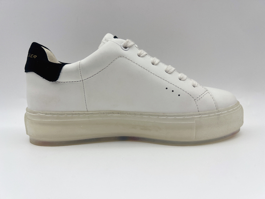 Les dames blanches classiques occasionnelles lacent des chaussures glissent non #6 - #11