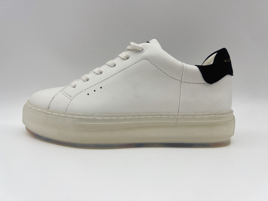 Les dames blanches classiques occasionnelles lacent des chaussures glissent non #6 - #11