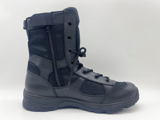 Glissement élevé de cheville élégante sur les chaussures de travail résistantes d'huile confortable de bottes de travail