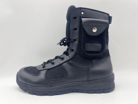 Glissement élevé de cheville élégante sur les chaussures de travail résistantes d'huile confortable de bottes de travail