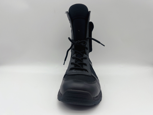 Glissement élevé de cheville élégante sur les chaussures de travail résistantes d'huile confortable de bottes de travail