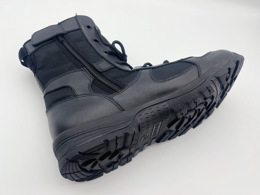 Glissement élevé de cheville élégante sur les chaussures de travail résistantes d'huile confortable de bottes de travail