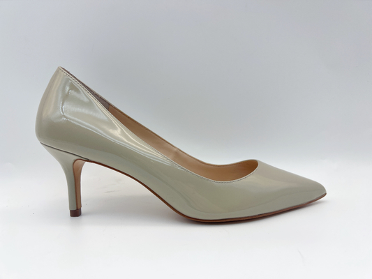 Os mol Toe Low Heel Pumps dirigé par 3cm de chaussures de pompes de femmes de cuir verni