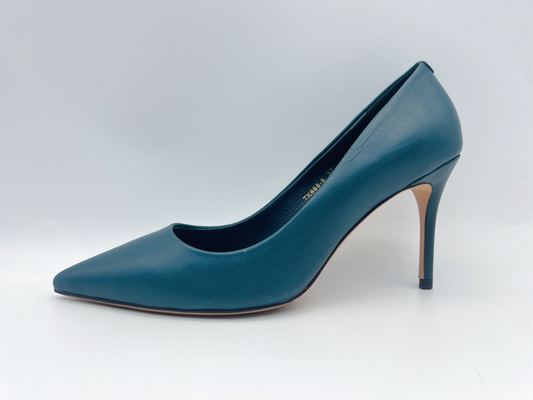 Les chaussures de pompes de femmes de marine ont dirigé le stylet de Toe Closed Toe With 5cm