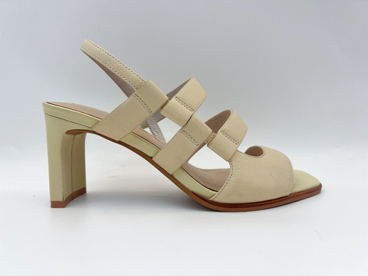 Cuir ouvert beige de Toe Women Pumps Shoes Genuine avec le stimulant en cuir mou de Leeche
