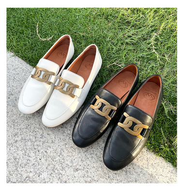 Chaussures en cuir de vache élégante durable à chaussures des loisirs des femmes de GV