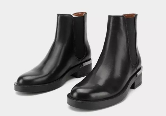 Bottes courtes en cuir adaptées aux besoins du client Brown de Logo And Sizes Breathable Women et noir