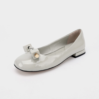 Chaussures plates molles et de Comfortoble de bureau, les chaussures plates en cuir véritables des femmes