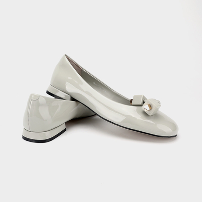 Chaussures plates molles et de Comfortoble de bureau, les chaussures plates en cuir véritables des femmes