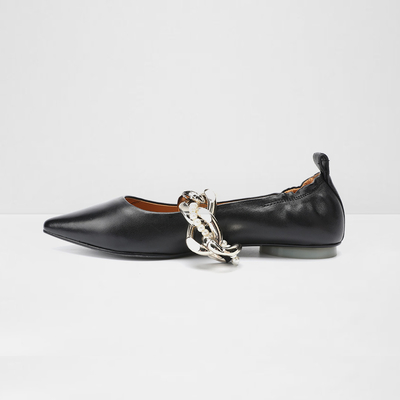 Garniture de chaîne de processus personnalisée Office Lady Shoe Bout pointu
