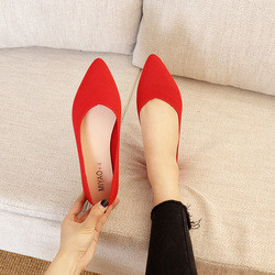 Soled doux tissé chausse 2022 appartements simples respirables chausse le nouveau style des femmes