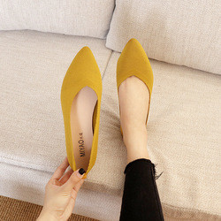 Soled doux tissé chausse 2022 appartements simples respirables chausse le nouveau style des femmes