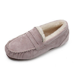 Bas talon chaud autour des chaussures d'étape de Toe Velvet Cotton Plush One pour le banlieusard