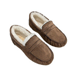 Bas talon chaud autour des chaussures d'étape de Toe Velvet Cotton Plush One pour le banlieusard
