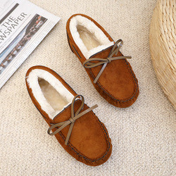 Chaussures de taille d'Autumn And Winter Pregnant Plus, chaussures inférieures molles de coton chaud épais de peluche