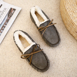 Chaussures de taille d'Autumn And Winter Pregnant Plus, chaussures inférieures molles de coton chaud épais de peluche