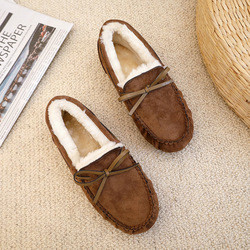 Chaussures de taille d'Autumn And Winter Pregnant Plus, chaussures inférieures molles de coton chaud épais de peluche