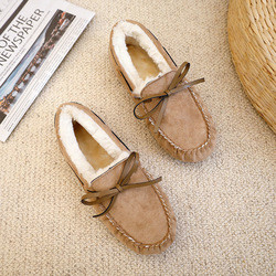 Chaussures de taille d'Autumn And Winter Pregnant Plus, chaussures inférieures molles de coton chaud épais de peluche