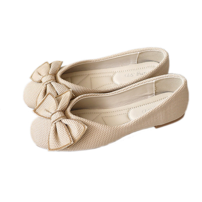 Soled mou a tricoté les chaussures de marche occasionnelles, sandales plates confortables légères