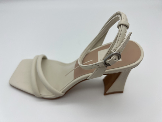 Chaussures pourpres TPR de dames de courroie de cheville de Brown sandales à hauteur de talon de 3 pouces